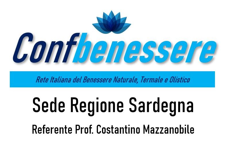 Confbenessere — Rete Italiana del Benessere Naturale, Termale e Olistico, Sede Regione Sardegna (Referente Prof. Costantino Mazzanobile)